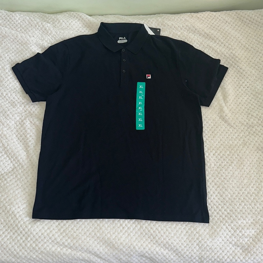 NWT Men’s black polo - Fila - XL